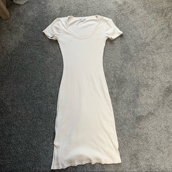 James Perse Dresses & Skirts - James Perse t shirt ribbed midi dress